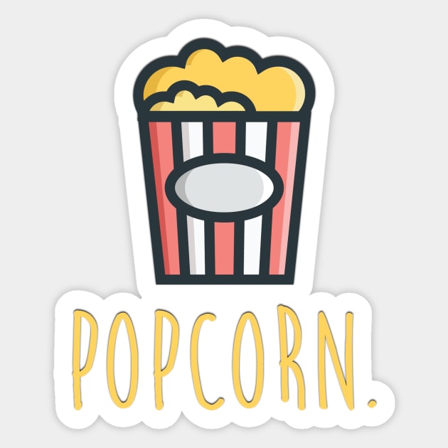 it´s popcorn. Sticker by NEWTOM29